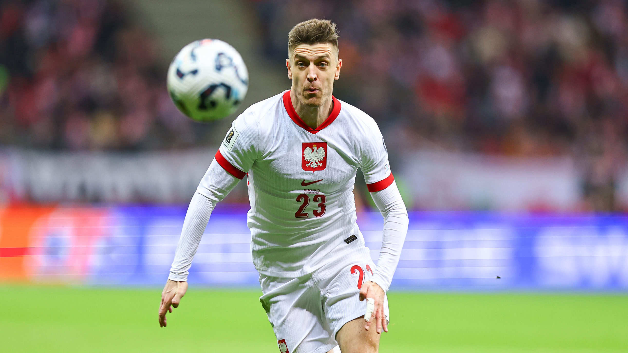2025.03.24 Warszawa
pilka nozna FIFA Kwalifikacje do Mistrzostw Swiata
Polska - Malta
N/z Krzysztof Piatek
Foto Pawel Andrachiewicz / PressFocus
2025.03.24 Warsaw
Football - FIFA World Cup qualification
Poland - Malta
Krzysztof Piatek
Credit: Pawel Andrachiewicz / PressFocus