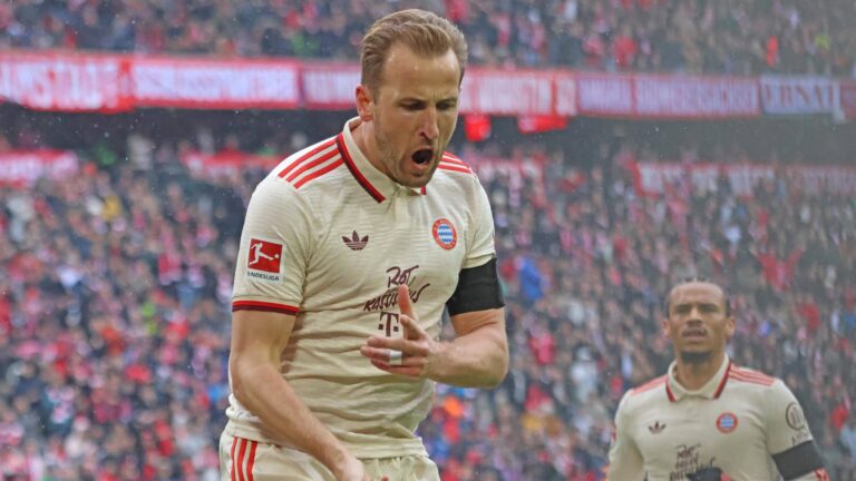 9 Harry Kane FCB Jubel, Torjubel, bejubelt das Tor zum 1-0 Fussball / 1. BL / FC Bayern Munchen - FC St. Pauli / 29.03.2025 / Allianz Arena / FOTO: Mladen Lackovic / LakoPress *** 9 Harry Kane FCB cheers, cheers, cheers the goal for 1 0 Soccer 1 BL FC Bayern Munich FC St Pauli 29 03 2025 Allianz Arena PHOTO Mladen Lackovic LakoPress
2025.03.29 Monachium
pilka nozna , liga niemiecka
Bayern Monachium - FC St. Pauli
Foto IMAGO/PressFocus

!!! POLAND ONLY !!!