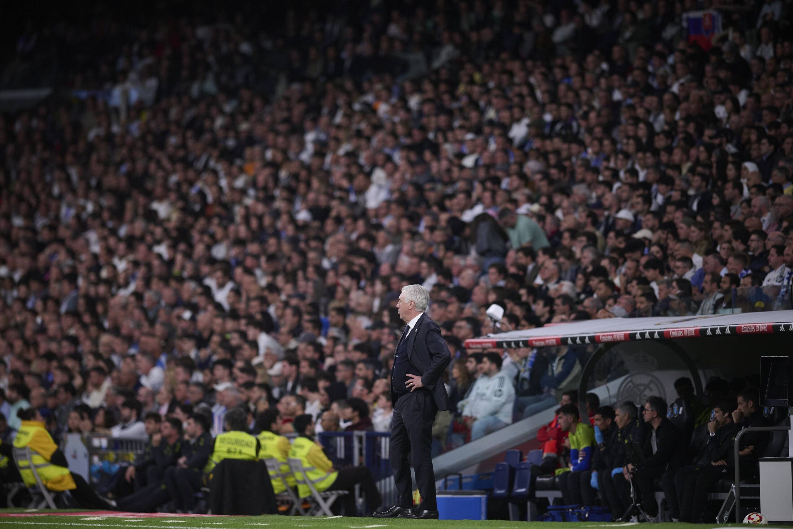 Spanish King Cup Copa del Rey soccer match Real Madrid vs Real Sociedad at Santiago Bernabeu stadium in Madrid, spain 01 april 2025 Ancelotti 900/Cordon Press PUBLICATIONxNOTxINxFRAxESP 900/CordonxPress LOF - Copa del Rey Real Madrid vs Real Sociedad
2025.04.01 Madryt
pilka nozna , Puchar Krola
Real Madryt - Real Sociedad San Sebastian
Foto IMAGO/PressFocus

!!! POLAND ONLY !!!