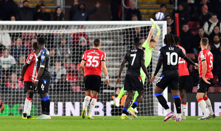 Southampton v Crystal Palace, Premier League, Football, St. Marys Stadium, Southampton, Hampshire, UK - 02 Apr 2025 Eberechi Eze of Crystal Palace shoots wide Southampton St Marys Stadium Hampshire GBR, UK NEWSPAPERS OUT Copyright: xMarkxEnfieldx
2025.04.02 Southampton
pilka nozna , liga angielska
Southampton - Crystal Palace
Foto IMAGO/PressFocus

!!! POLAND ONLY !!!