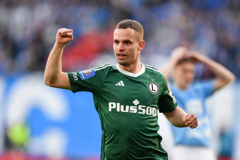 2025.04.02 Chorzow
Pilka nozna Puchar Polski polfinal sezon 2024/25
Ruch Chorzow - Legia Warszawa
N/z Kacper Chodyna radosc gol
Foto Mateusz Sobczak / PressFocus

2025.04.02 Chorzow
Football Polish Cup semi-final 2024/25 season
Ruch Chorzow - Legia Warszawa
Kacper Chodyna radosc gol
Credit: Mateusz Sobczak / PressFocus