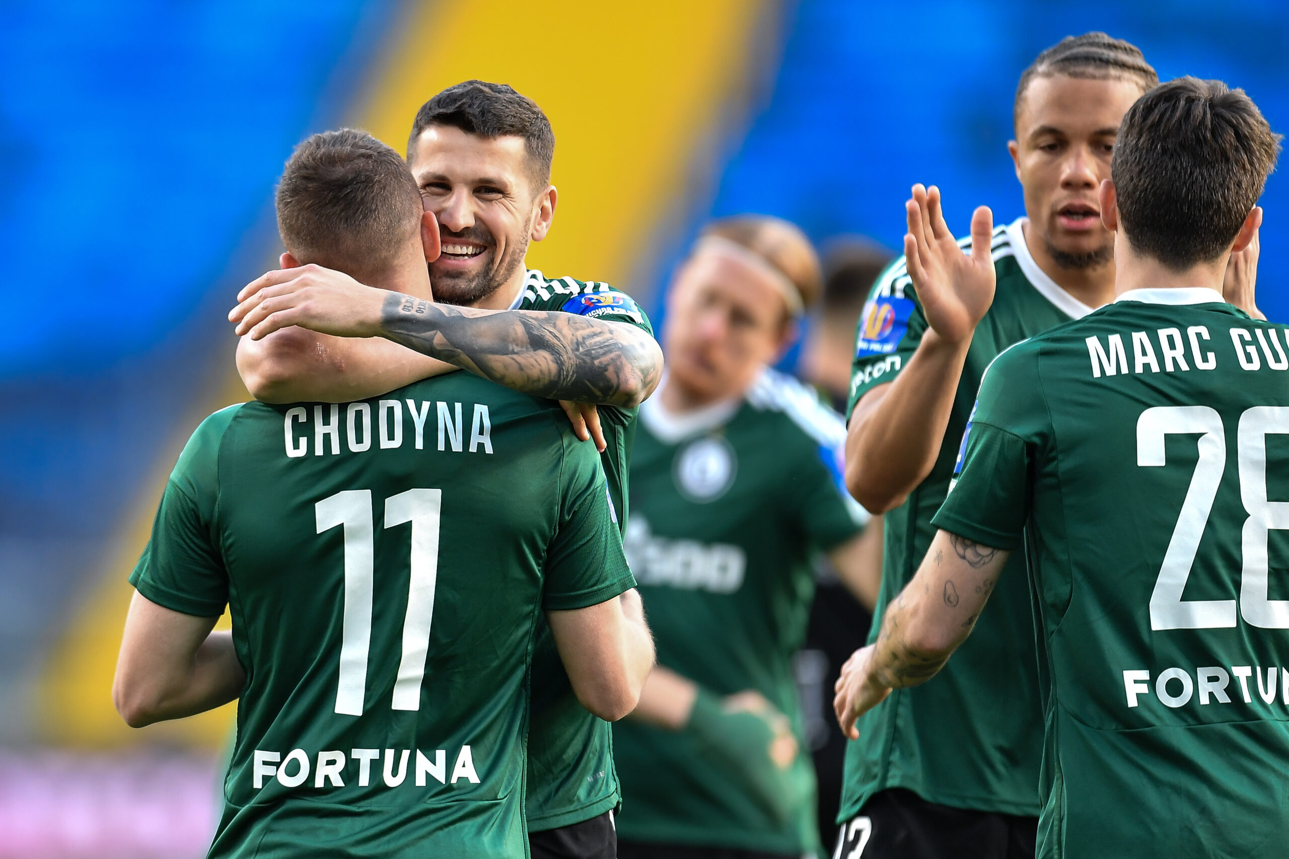 2025.04.02 Chorzow
Pilka nozna Puchar Polski polfinal sezon 2024/25
Ruch Chorzow - Legia Warszawa
N/z Kacper Chodyna Pawel Wszolek radosc gol
Foto Mateusz Sobczak / PressFocus

2025.04.02 Chorzow
Football Polish Cup semi-final 2024/25 season
Ruch Chorzow - Legia Warszawa
Kacper Chodyna Pawel Wszolek radosc gol
Credit: Mateusz Sobczak / PressFocus