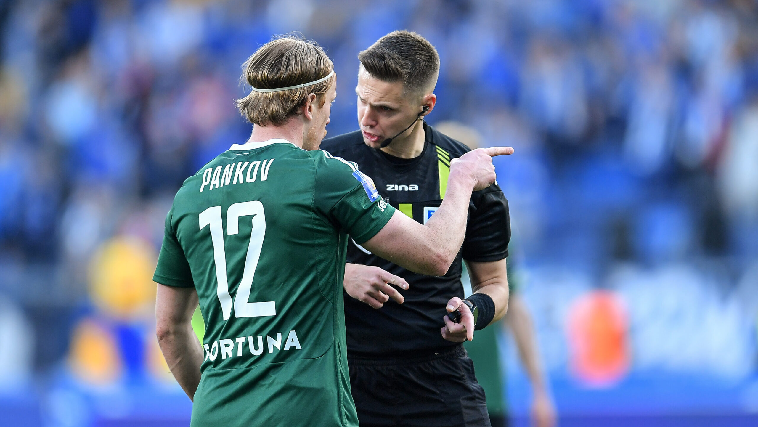 2025.04.02 Chorzow
Pilka nozna Puchar Polski polfinal sezon 2024/25
Ruch Chorzow - Legia Warszawa
N/z Radovan Pankov Damian Sylwestrzak
Foto Mateusz Sobczak / PressFocus

2025.04.02 Chorzow
Football Polish Cup semi-final 2024/25 season
Ruch Chorzow - Legia Warszawa
Radovan Pankov Damian Sylwestrzak
Credit: Mateusz Sobczak / PressFocus