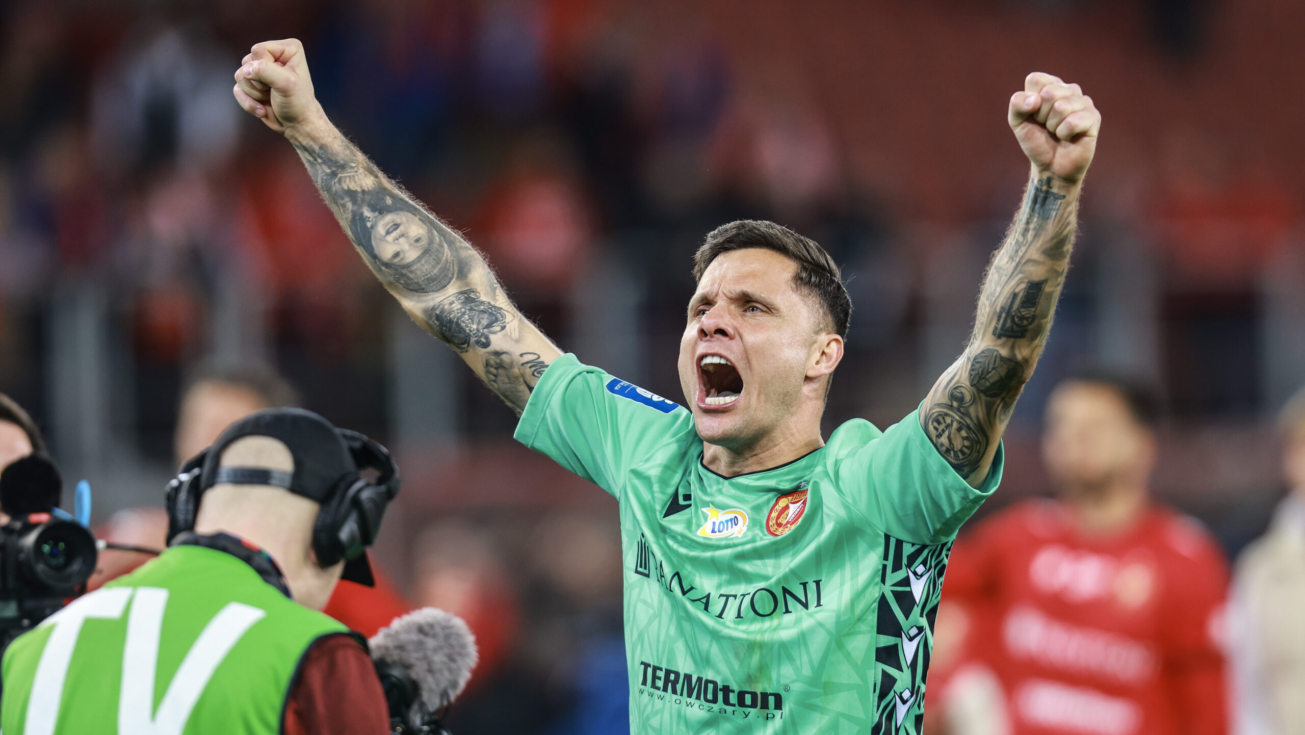 2025.04.04 Lodz 
pilka nozna PKO Ekstraklasa sezon 2024/2025 
Widzew Lodz - Lechia Gdansk
N/z Rafal Gikiewicz
Foto Artur Kraszewski / PressFocus 

2025.04.04 Lodz 
Football - Polish PKO Ekstraklasa season 2024/2025 
Widzew Lodz - Lechia Gdansk
Rafal Gikiewicz
Credit: Artur Kraszewski / PressFocus