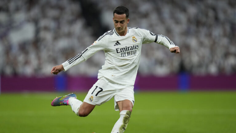 Lucas Vazquez of Real Madrid CF during the La Liga EA Sports match between Real Madrid and Valencia CF played at Santiago Bernabeu Stadium on 05 April, 2025 in Madrid, Spain. (Photo by Cesar Cebolla / PRESSINPHOTO)
2025.04.05 Madryt
pilka nozna liga hiszpanska
Real Madrid - Valencia CF
Foto pressinphoto/SIPA USA/PressFocus

!!! POLAND ONLY !!!