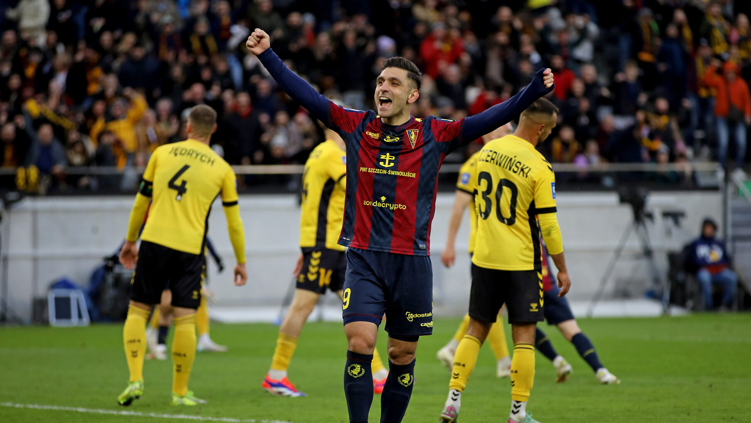 2025.04.06 Szczecin
Pilka nozna , PKO BP Ekstraklasa sezon 2024/25
Pogon Szczecin - GKS Katowice
N/z Efthymios Koulouris
Foto Katarzyna Dzierzynska / PressFocus

2025.04.06 Szczecin
Football Polish top league , 2024/2025 season
Pogon Szczecin - GKS Katowice
Efthymios Koulouris
Credit: Katarzyna Dzierzynska / PressFocus