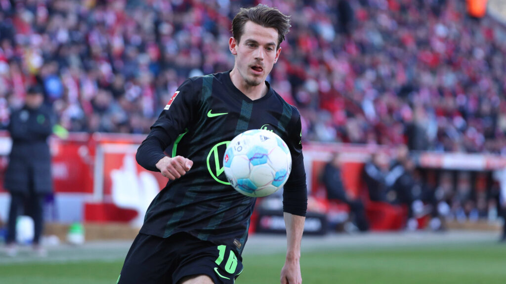 Berlin vs. VfL, 1. BL Berlin, 06.04.2025, FUssBALL - 1. FC Union Berlin vs. VfL Wolfsburg, 1. BL, Saison 2024/25. Jakub Kaminski VfL Wolfsburg Berlin *** Berlin vs VfL, 1 BL Berlin, 06 04 2025, FOOTBALL 1 FC Union Berlin vs VfL Wolfsburg, 1 BL, Season 2024 25 Jakub Kaminski VfL Wolfsburg Berlin
2025.04.06 Berlin
pilka nozna , liga niemiecka
1. FC Union Berlin - VfL Wolfsburg
Foto IMAGO/PressFocus

!!! POLAND ONLY !!!