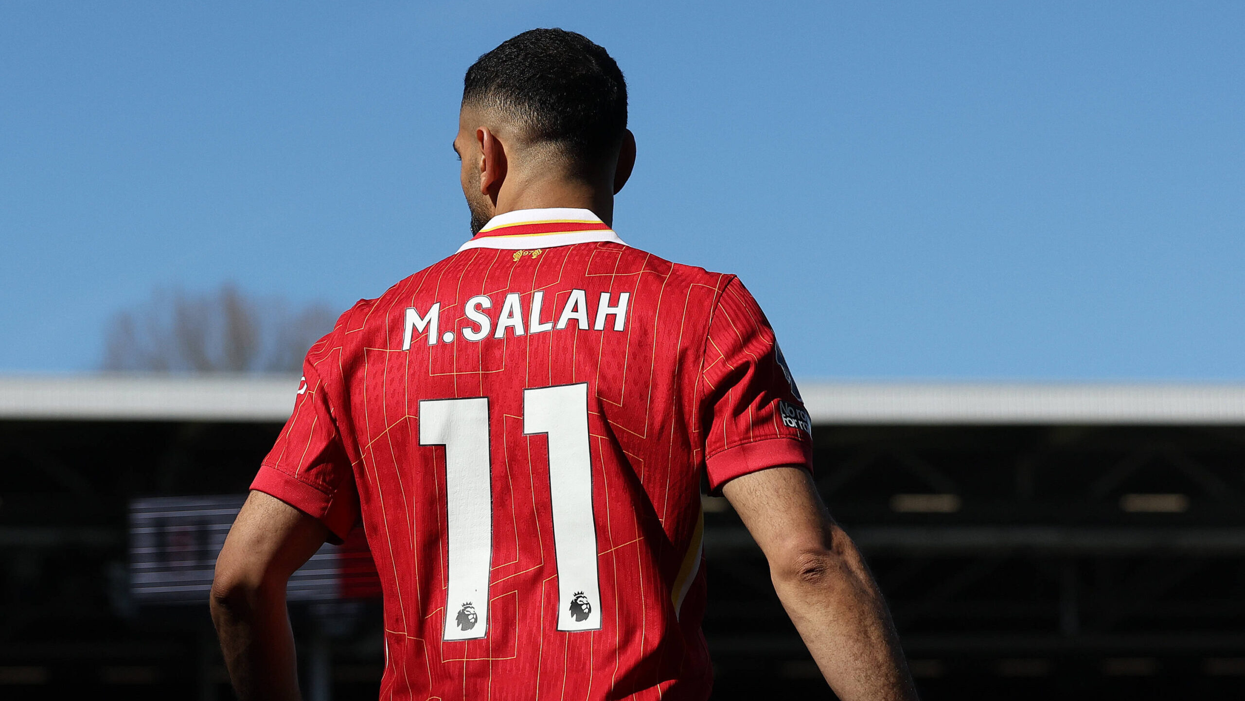 London, England, 6th April 2025. Mohamed Salah of Liverpool during the Fulham vs Liverpool Premier League match at Craven Cottage, London. Picture credit should read: Paul Terry / Sportimage EDITORIAL USE ONLY. No use with unauthorised audio, video, data, fixture lists, club/league logos or live services. Online in-match use limited to 120 images, no video emulation. No use in betting, games or single club/league/player publications. SPI_119_PT_Fulham_Liverpool SPI-3812-0119
2025.04.06 Londyn
pilka nozna , liga angielska
Fulham - FC Liverpool
Foto IMAGO/PressFocus
!!! POLAND ONLY !!!