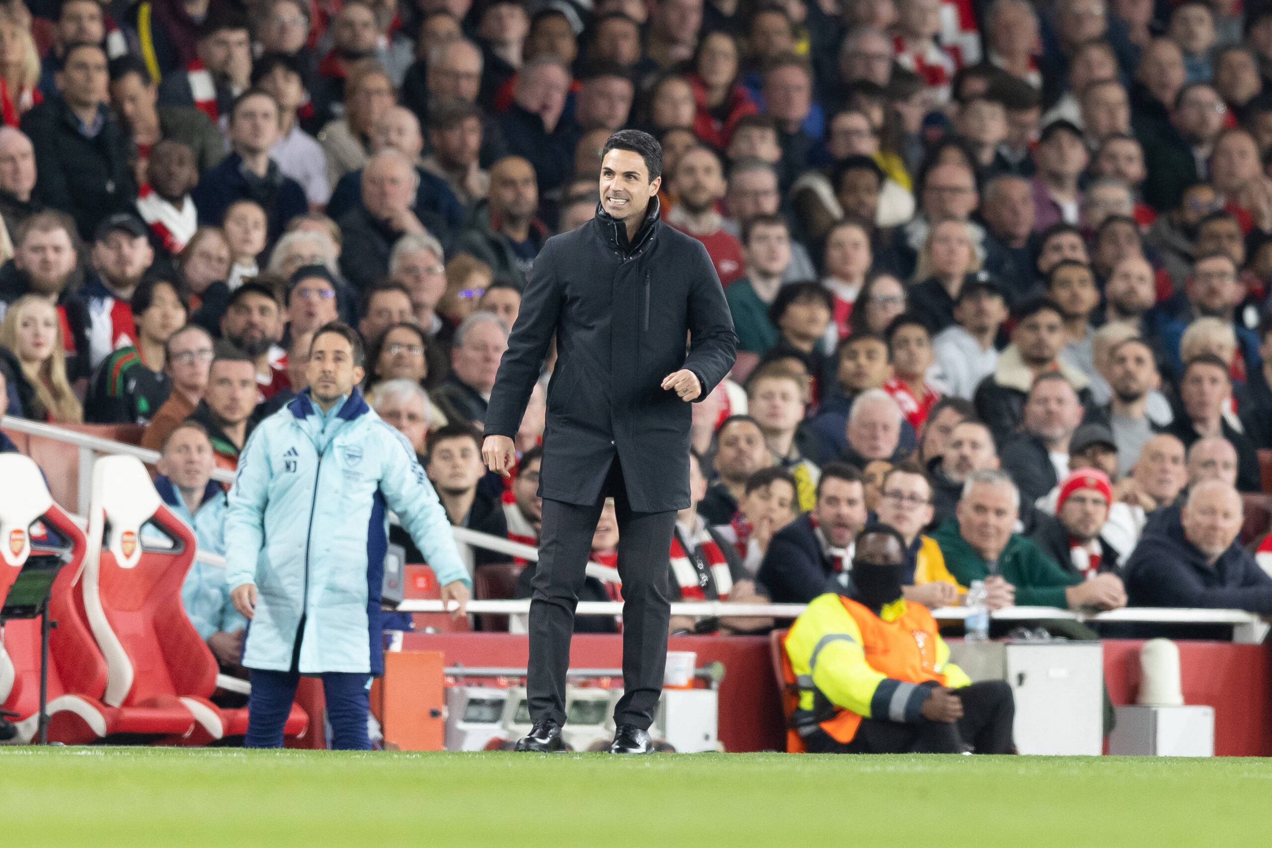 Arsenal v Real Madrid. UEFA Champions League, Quarter-Final, Leg 1 of 2, Football, The Emirates Stadium, London, UK - 08 Apr 2025 Arsenal Manager Mikel Arteta reacts London Emirates Stadium London GBR, UK NEWSPAPERS OUT Copyright: xEllixBirchx
2025.04.08 Londyn
pilka nozna , liga mistrzow
Arsenal Londyn - Real Madryt
Foto IMAGO/PressFocus

!!! POLAND ONLY !!!