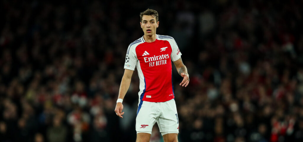 Jakub Kiwior of Arsenal looks on during the UEFA Champions League Quarter-finals match Arsenal vs Real Madrid at Emirates Stadium, London, United Kingdom, 8th April 2025

(Photo by Izzy Poles/News Images) in London, United Kingdom on 4/8/2025. (Photo by Izzy Poles/News Images/Sipa USA)
2025.04.08 Londyn
pilka nozna liga Mistrzow
Arsenal Londyn  - Real Madryt
Foto News Media/SIPA USA/PressFocus

!!! POLAND ONLY !!!