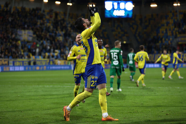 2025.04.08 Gdynia Pilka Nozna Betclic 1 liga sezon 2024/2025 Mecz Arka Gdynia - Warta Poznan N/z Kike Hermoso gol bramka radosc Foto Piotr Matusewicz / PressFocus

2025.04.08 Gdynia
Football Polish first division season 2024/2025
Arka Gdynia - Warta Poznan
Kike Hermoso gol bramka radosc
Credit: Piotr Matusewicz / PressFocus