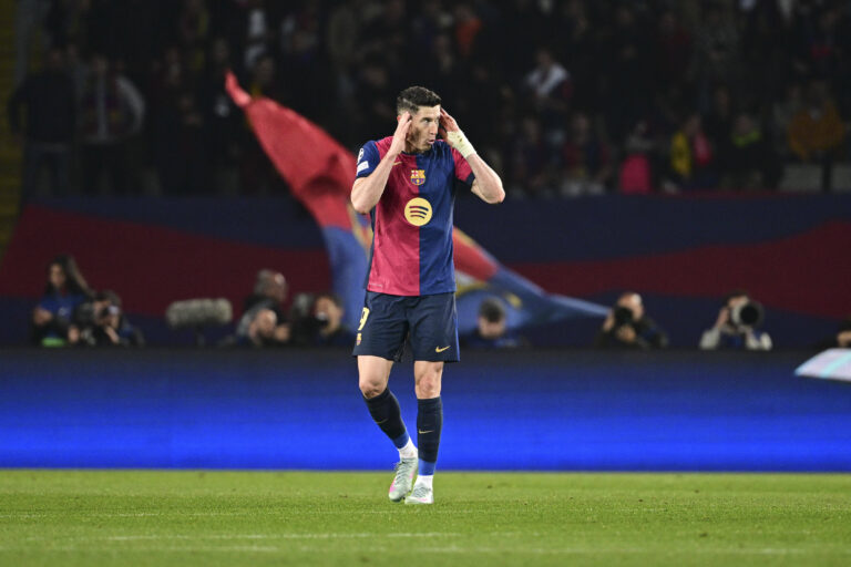 Torjubel zum 3:0 durch Robert Lewandowski 9 FC Barcelona, Barca , FC Barcelona vs. Borussia Dortmund, Fussball, Champions League, Viertelfinale, 09.04.2025 Barcelona Katalonien Spanien *** Goal celebration to 3 0 by Robert Lewandowski 9 FC Barcelona , FC Barcelona vs Borussia Dortmund, Football, Champions League, Quarterfinal, 09 04 2025 Barcelona Catalonia Spain Copyright: xkolbert-press/MarcxNiemeyerx
2025.04.09 Barcelona
pilka nozna , Liga Mistrzow
FC Barcelona - Borussia Dortmund
Foto IMAGO/PressFocus

!!! POLAND ONLY !!!