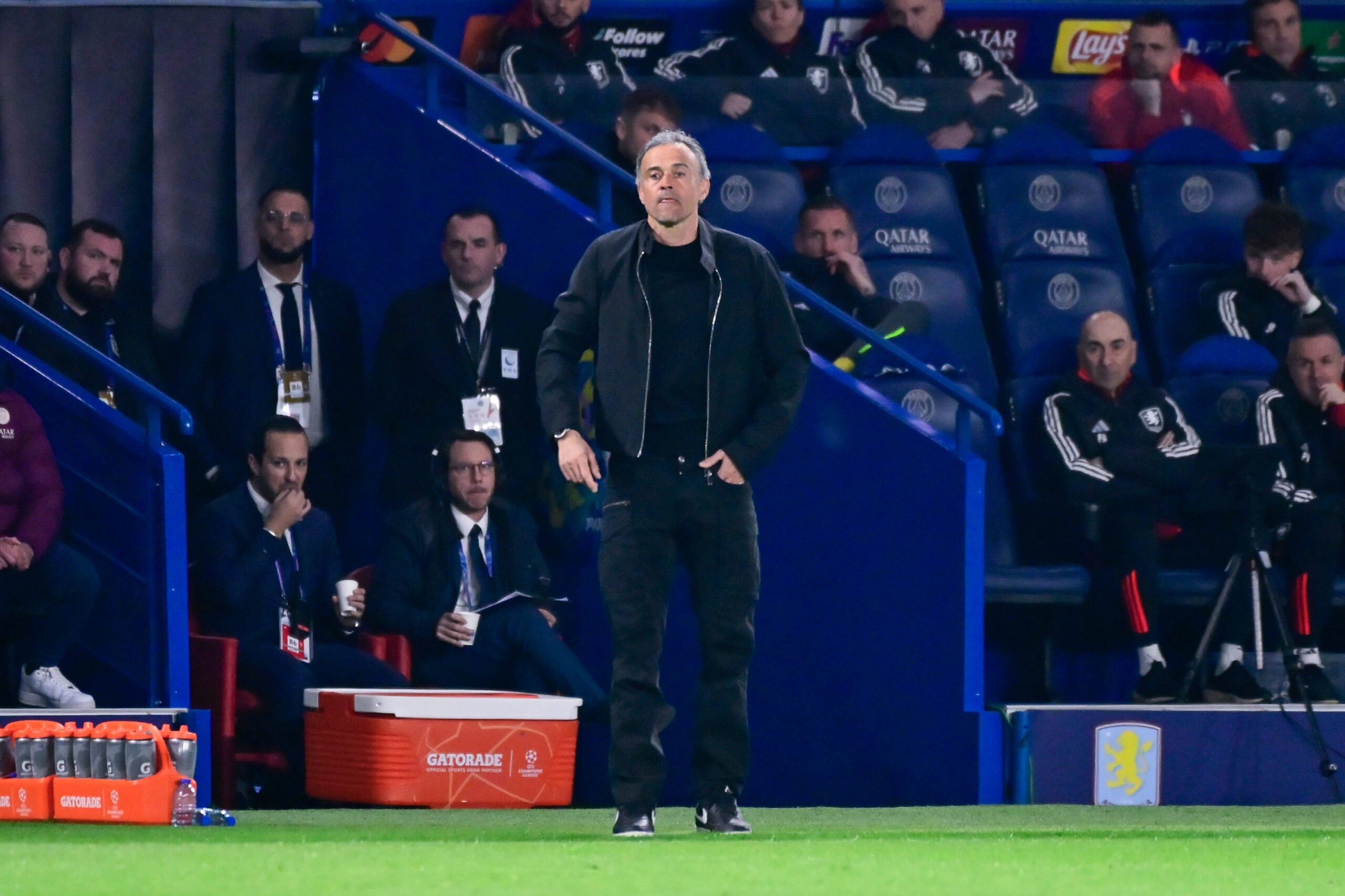 Luis Enrique Martinez ( coach PSG ) during the UEFA Champions League match between Paris Saint Germain and Aston Villa FC at Parc Des Princes on April 09 , 2025 in Paris, France. ( Photo by Dante Badano / PsnewZ ) - - Photo : Dante Badano / Dante Badano / PsnewZ / SIPA /00307287_0102//Credit:PSNEWZ/SIPA/2504092328
2025.04.09 Paryz
pilka nozna liga mistrzow
PSG - Aston Villa
Foto PSNEWZ/SIPA/PressFocus
!!! POLAND ONLY !!!