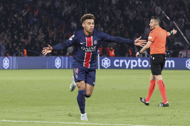Joie sur le but de Desire Doue (PSG) - Photo :  Michtof / Michtof / PsnewZ / SIPA /00307294_0045//Credit:PSNEWZ/SIPA/2504092255
2025.04.09 Paryz
pilka nozna liga mistrzow
PSG - Aston Villa
Foto PSNEWZ/SIPA/PressFocus

!!! POLAND ONLY !!!