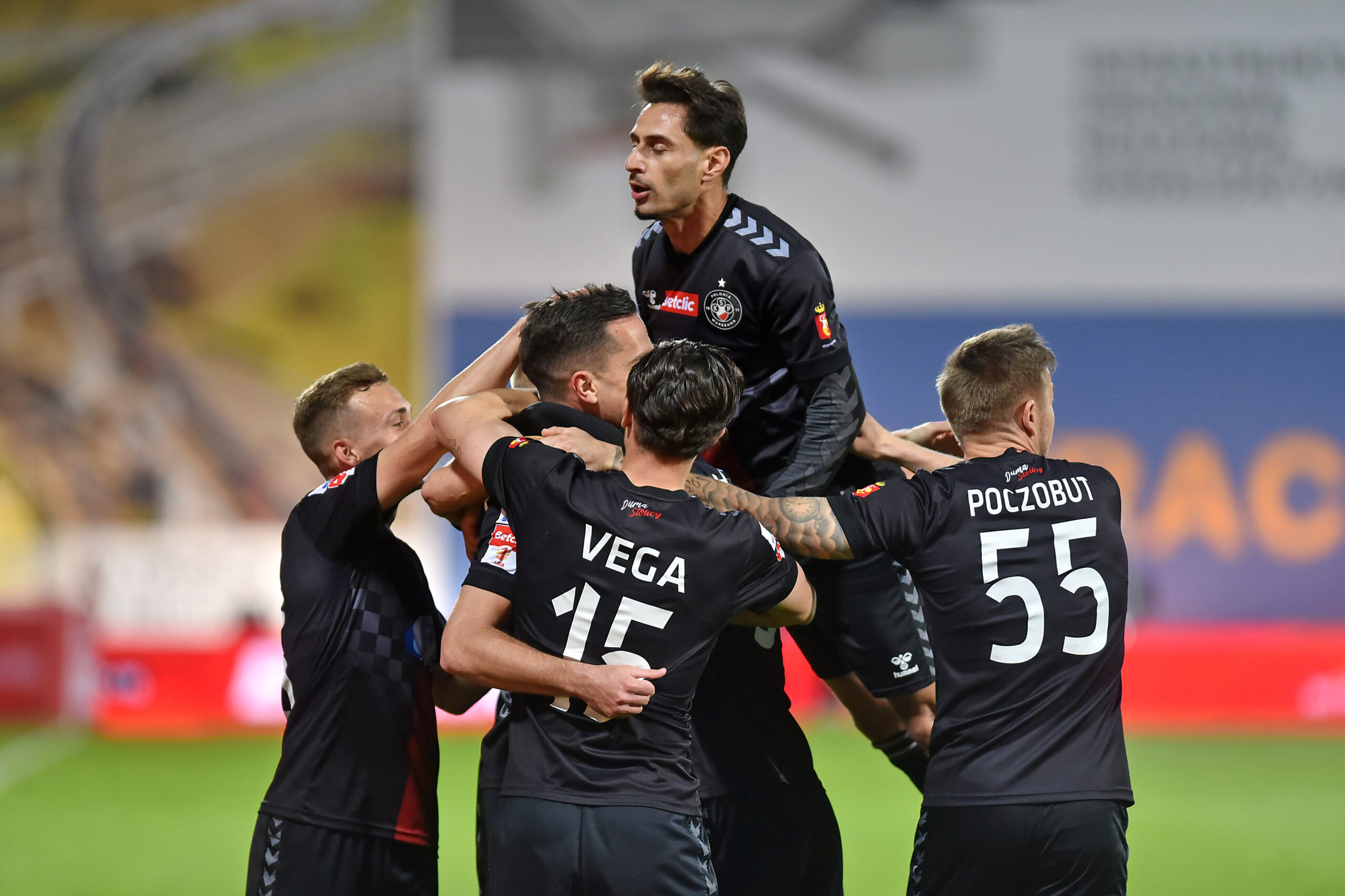 2025.04.14 Nieciecza
Pilka nozna , Betclic I liga , sezon 2024/25
Bruk-Bet Termalica Nieciecza - Polonia Warszawa
N/z Pilkarze Polonii, radosc po bramce na 0-1, gol, bramka
Foto Krzysztof Porebski / PressFocus

2025.04.14 Nieciecza
Football , Polish league, second level , 2024/2025 season
Bruk-Bet Termalica Nieciecza - Polonia Warszawa
Pilkarze Polonii, radosc po bramce na 0-1, gol, bramka
Credit: Krzysztof Porebski / PressFocus