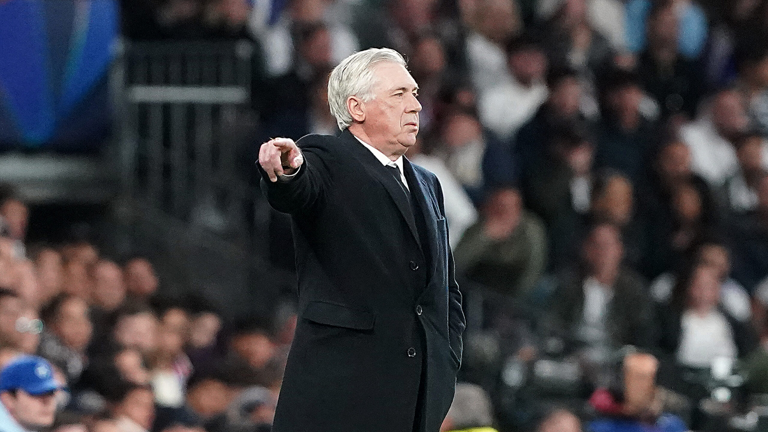 Real Madrid CF&#039;s coach Carlos Ancelotti during Champions League 2024/2025 Round of 8 2nd leg match. April 16,2025. (Photo by Acero/Alter Photos/Sipa USA)
2025.04.16 Madryt
pilka nozna liga mistrzow
Real Madryt - Arsenal Londyn
Foto Alter Photos/SIPA USA/PressFocus

!!! POLAND ONLY !!!