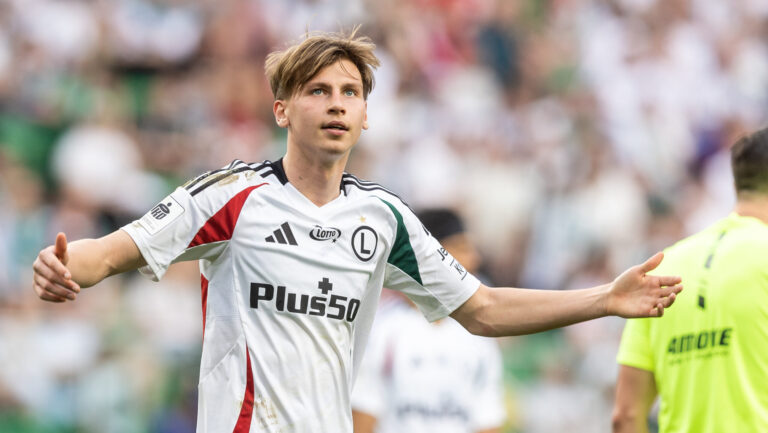 2025.04.21 Warszawa
pilka nozna PKO Ekstraklasa sezon 2024/2025
Legia Warszawa - Lechia Gdansk
N/z Jan Ziolkowski (Legia)
Foto Tomasz Jastrzebowski / Foto Olimpik / PressFocus

2025.04.21 Warszawa
Football - Polish PKO Ekstraklasa season 2024/2025
Legia Warszawa - Lechia Gdansk
Jan Ziolkowski (Legia)
Credit: Tomasz Jastrzebowski / Foto Olimpik / PressFocus