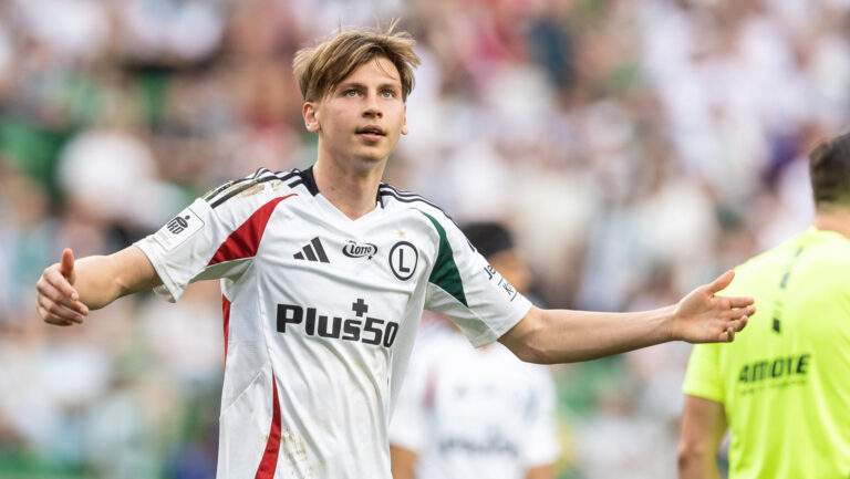 2025.04.21 Warszawa
pilka nozna PKO Ekstraklasa sezon 2024/2025
Legia Warszawa - Lechia Gdansk
N/z Jan Ziolkowski (Legia)
Foto Tomasz Jastrzebowski / Foto Olimpik / PressFocus

2025.04.21 Warszawa
Football - Polish PKO Ekstraklasa season 2024/2025
Legia Warszawa - Lechia Gdansk
Jan Ziolkowski (Legia)
Credit: Tomasz Jastrzebowski / Foto Olimpik / PressFocus