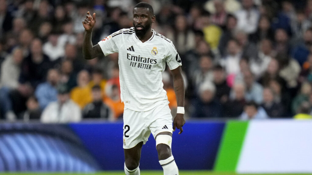 Antonio Rudiger of Real Madrid CF  (Photo by pressinphoto/Sipa USA)
2025.04.21 Madryt
pilka nozna liga hiszpanska
Real Madryt - Athletic Bilbao
Foto pressinphoto/SIPA USA/PressFocus

!!! POLAND ONLY !!!
