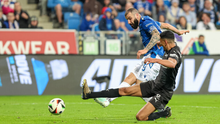 2025.04.21 Poznan
Pilka nozna Ekstraklasa sezon 2024/2025
Lech Poznan - Cracovia
N/z Mikael Ishak gol radosc bramka 
Foto Pawel Jaskolka / PressFocus

2025.04.21 Poznan
Football Polish Ekstraklasa season 2024/2025
Lech Poznan - Cracovia
Credit: Pawel Jaskolka / PressFocus