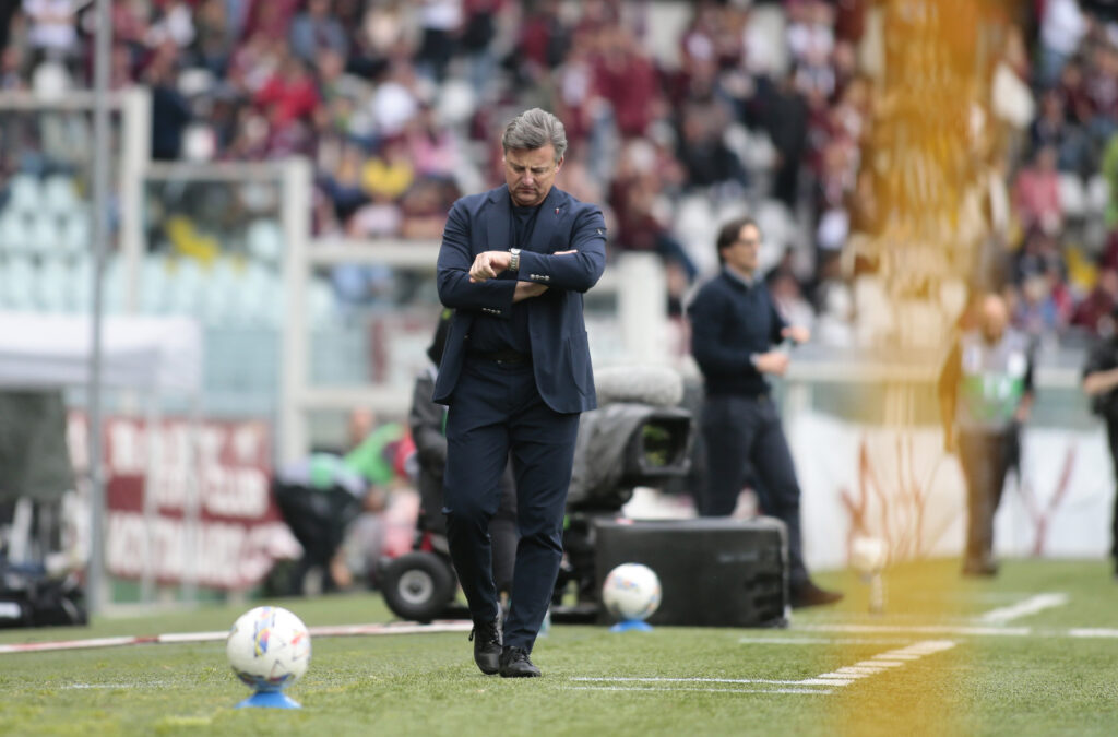 Kosta Runjaic manager of Udinese Calcio during the Italian Serie A 2024/25 season, football match between Torino FC and Udinese Calcio on 23 April 2025 at Stadio Olimpico Grande Torino, Turin, Italy. Photo Nderim Kacel (Photo by Nderim Kaceli/IPA Sport / ipa-agency.net/IPA/Sipa USA)
2025.04.23 Turyn
pilka nozna liga wloska
Torino - Udinese 
Foto IPA/SIPA USA/PressFocus

!!! POLAND ONLY !!!