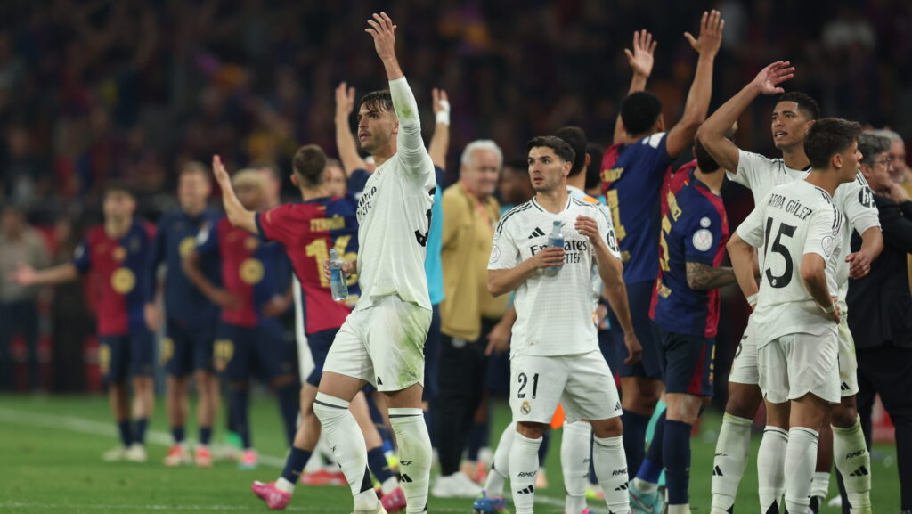 Raul Asencio of Real Madrid during the Copa del Rey match, Final, between FC Barcelona and Real Madrid CF played at La Cartuja Stadium on April 26, 2025 in Sevilla, Spain. (Photo by Antonio Pozo / Pressinphoto)
2025.04.27 Sewilla
pilka nozna puchar krola
FC Barcelona - Real Madryt
Foto pressinphoto/SIPA USA/PressFocus

!!! POLAND ONLY !!!