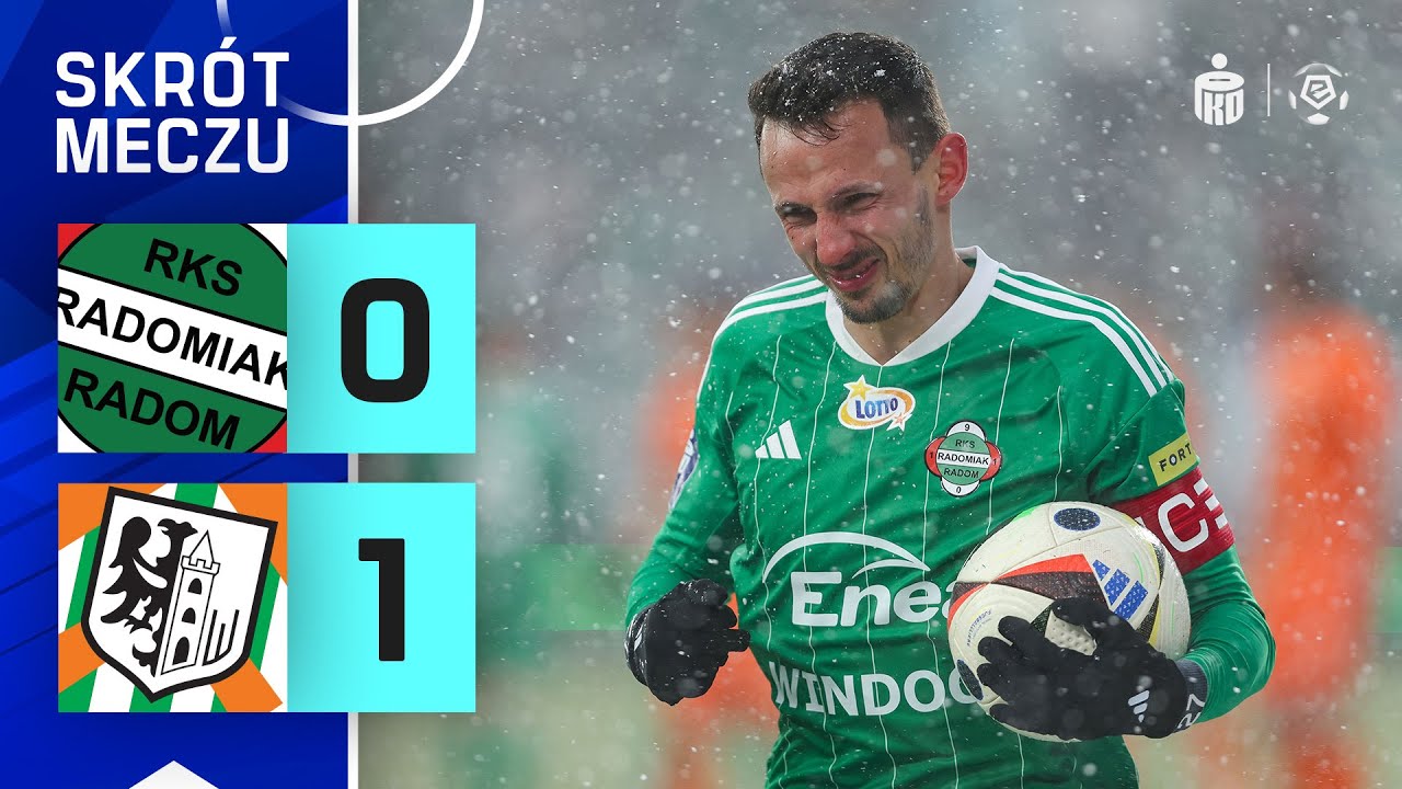 SKRÓT MECZU: Radomiak Radom 0:1 Zagłębie Lubin