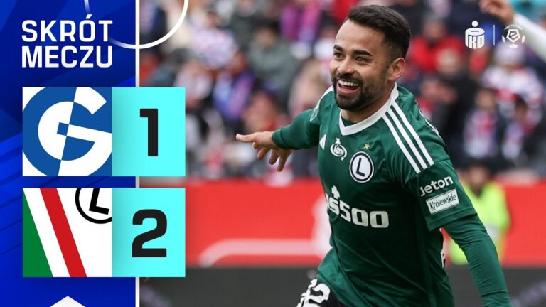 SKRÓT MECZU: Górnik Zabrze 1:2 Legia Warszawa