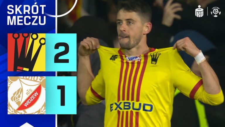 SKRÓT MECZU: Korona Kielce 2:1 Widzew Łódź