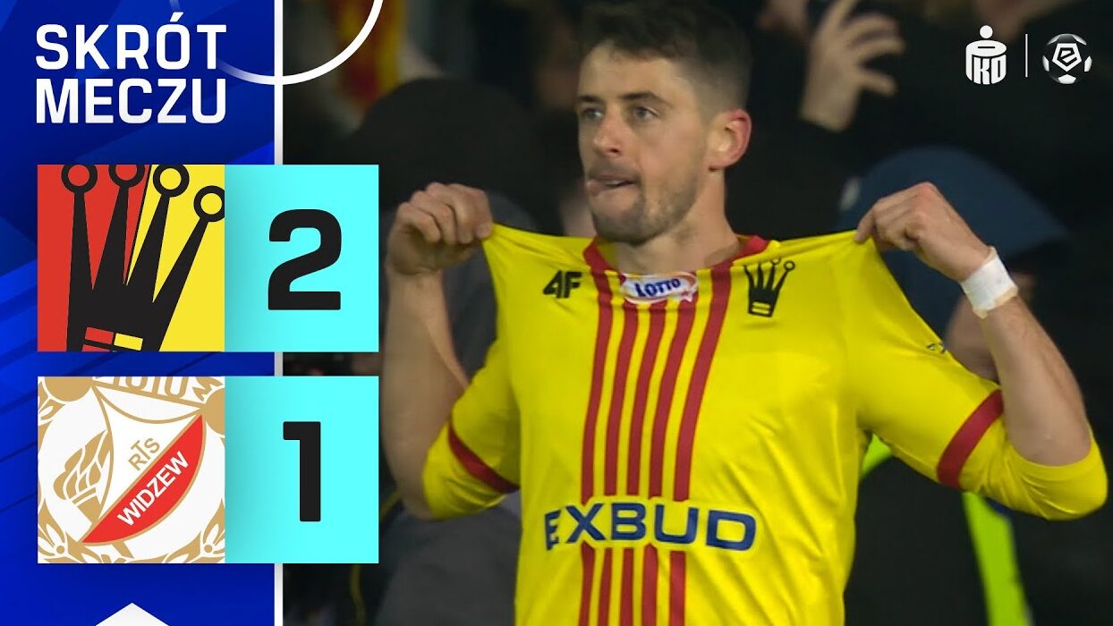 SKRÓT MECZU: Korona Kielce 2:1 Widzew Łódź
