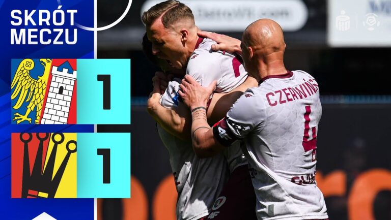 SKRÓT MECZU: Piast Gliwice 1:1 Korona Kielce