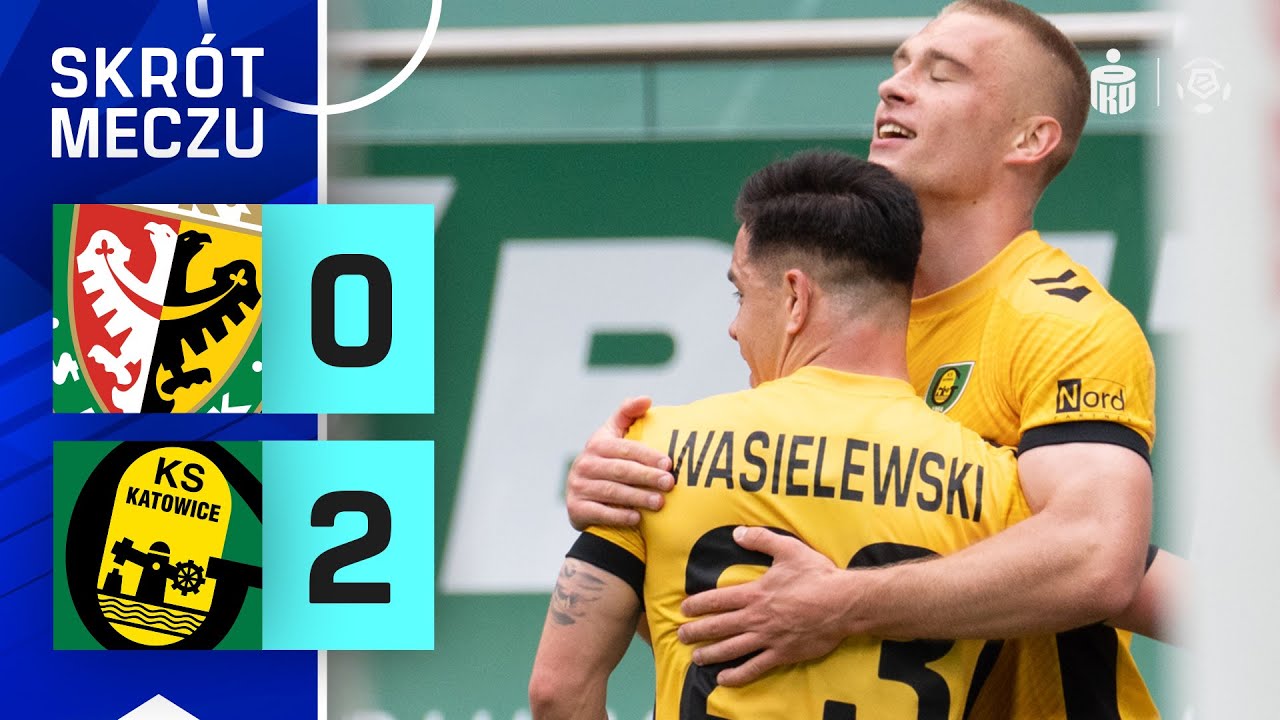 SKRÓT MECZU: Śląsk Wrocław 0:2 GKS Katowice
