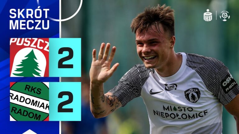 SKRÓT MECZU: Puszcza Niepołomice 2:2 Radomiak