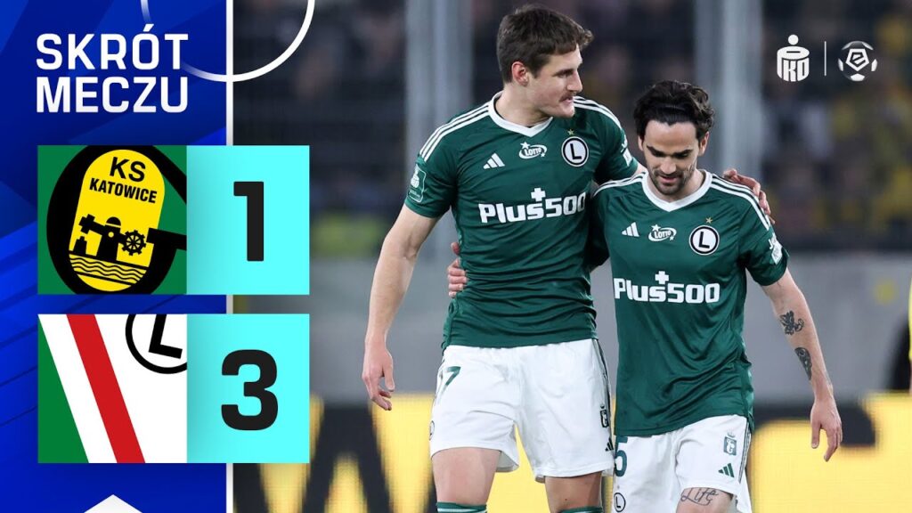 SKRÓT MECZU: GKS Katowice 1:3 Legia Warszawa