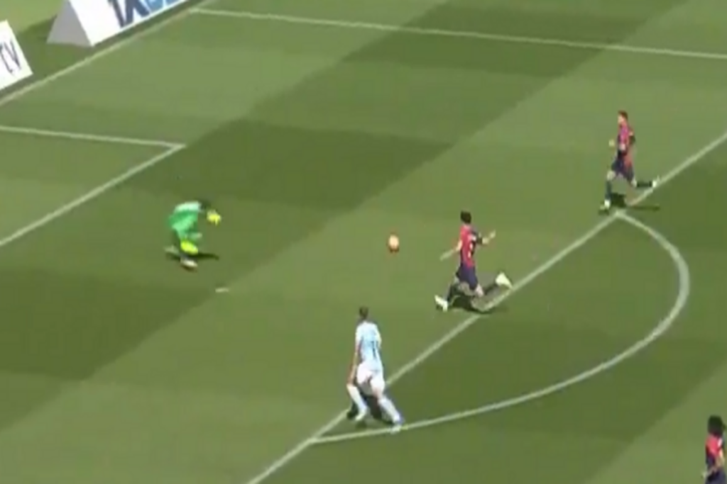 Wojciech Szczęsny z dużym błędem! Kosztował Barcelonę utratę bramki [WIDEO]