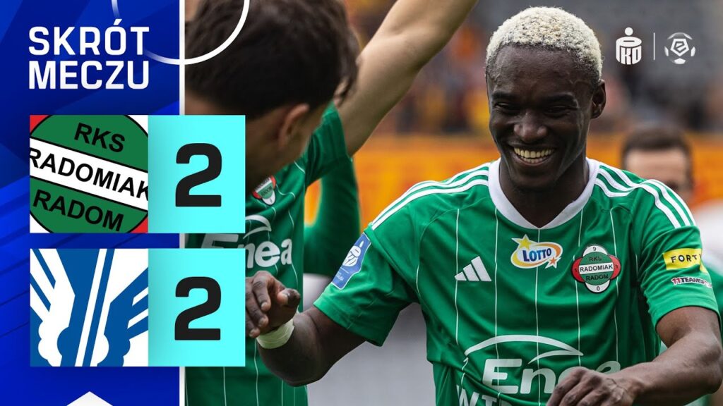SKRÓT MECZU: Radomiak 2:2 Lech Poznań