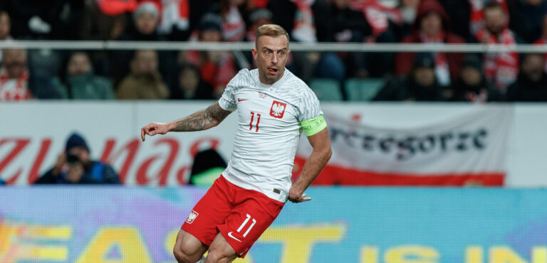 2022.11.16 Warszawa
Pilka nozna Reprezentacja
Mecz towarzyski 
Polska - Chile
N/z Kamil Grosicki
Foto Tomasz Folta / PressFocus

2022.11.16
Wroclaw Football, Friendly Game
Poland - Chile
Kamil Grosicki
Credit: Tomasz Folta / PressFocus