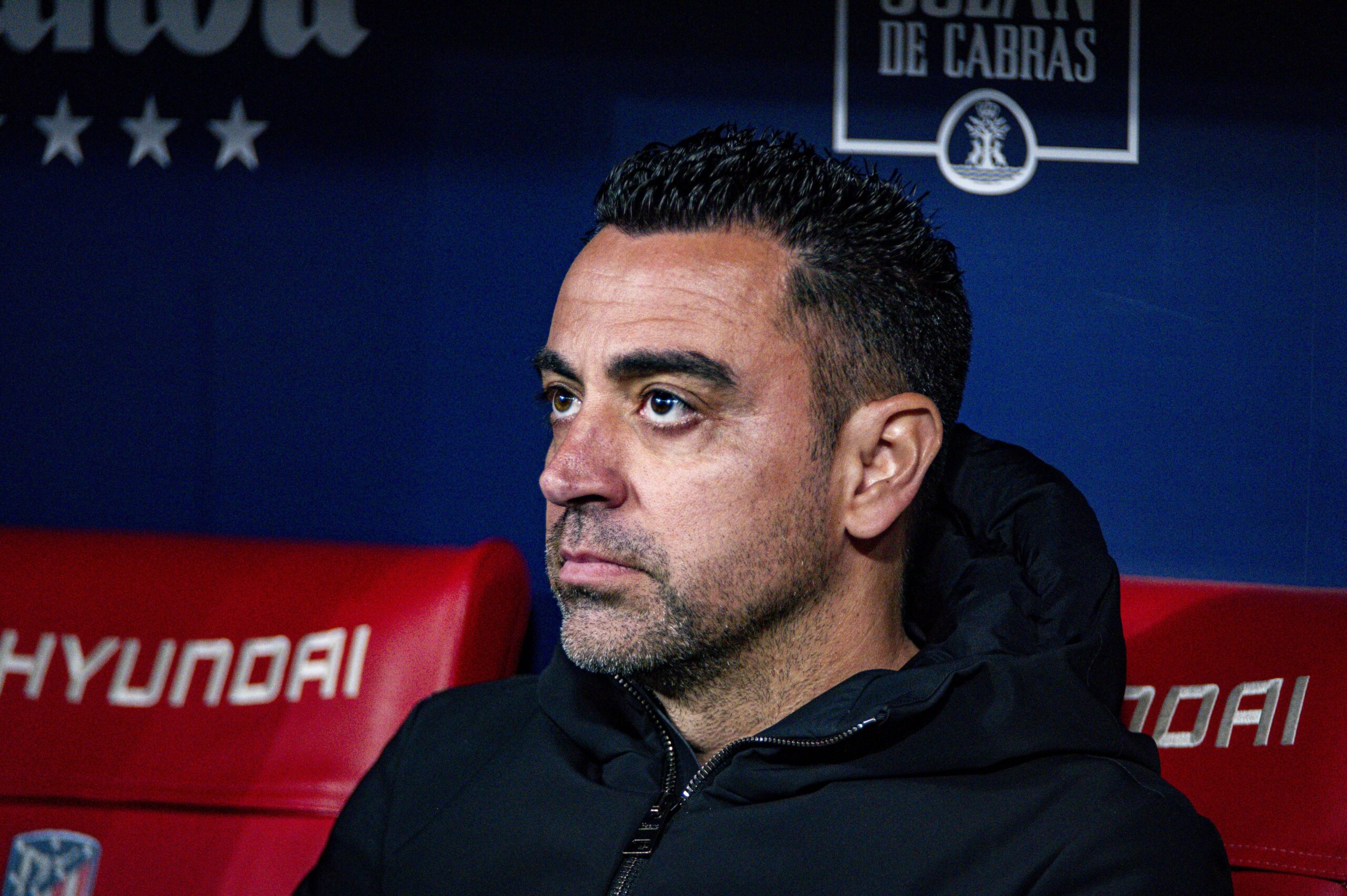 Xavi Hernandez, head coach of FC Barcelona, seen during the La Liga EA Sports 2023/24 football match between Atletico Madrid vs FC Barcelona at Civitas Metropolitano Stadium in Madrid, Spain. (Photo by Alberto Gardin/IPA Sport / ipa-a/IPA/Sipa USA)
2024.03.17 Madryt
siatkowka mezczyzn , liga hiszpanska
Atletico Madryt - FC Barcelona
Foto Alberto Gardin/IPA Sport/ipa-agency.net/SIPA USA/PressFocus
!!! POLAND ONLY !!!