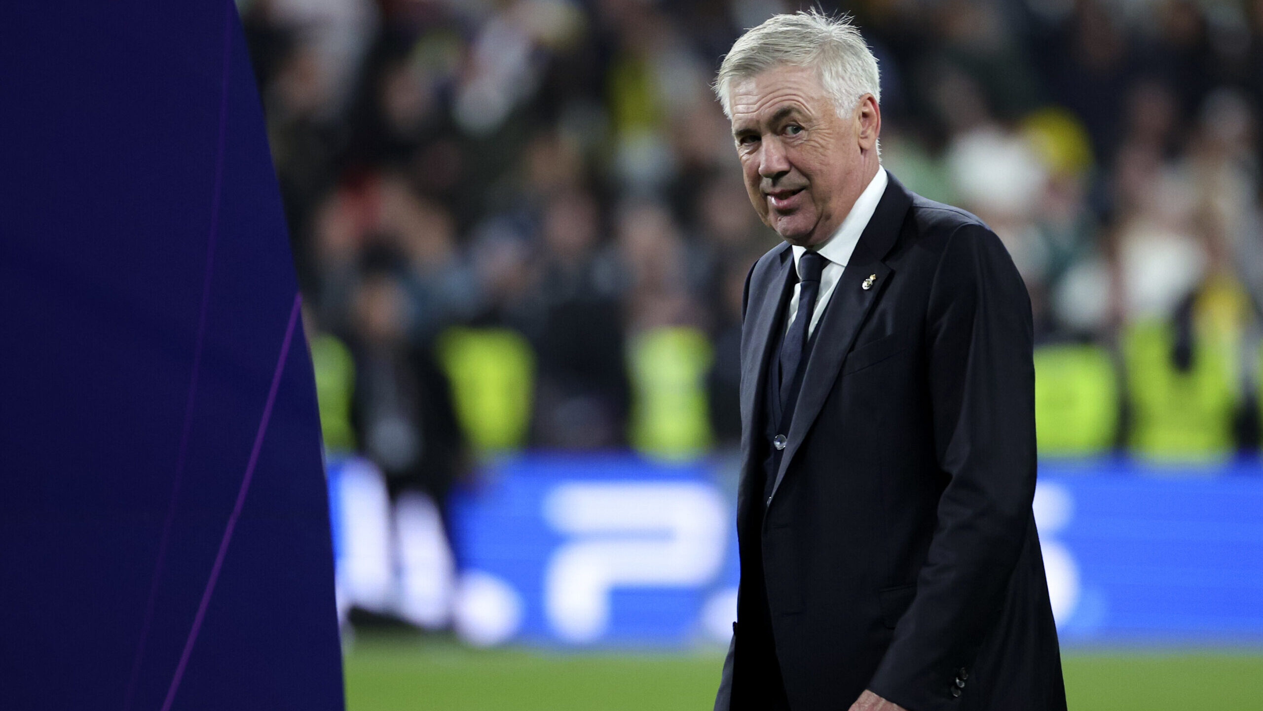 Carlo Ancelotti head coach of Real Madrid CF smiles at the end of the 2023/2024 Champions League Final football match between Borussia Dortmund and Real Madri CF at Wembley stadium in London (England), June 1st, 2024. Real Madrid won 2-0 over Borussia Dortmund winning his 15th Champions League./Sipa USA *** No Sales in France and Italy ***
2024.06.01 London
pilka nozna liga mistrzow
Borussia Dortmund - Real Madryt
Foto Cesare Purini / Insidefoto/SIPA USA/PressFocus
!!! POLAND ONLY !!!