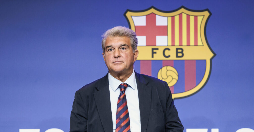 Joan Laporta, President of FC Barcelona, attends his press conference to report on the club&#039;s situation at Auditori 1899 on September 03, 2024 in Barcelona, Spain. Photo Javier Borrego / SpainDPPI / DPPI (Photo by /Sipa USA)
2024.09.03 Barcelona
pilka nozna , liga hiszpanska
Joan Laporta - konferencja prasowa dotyczaca sytuacji FC Barcelona
Foto Javier Borrego/DPPI/IPA Sport 2/ipa-agency.net/SIPA USA/PressFocus

!!! POLAND ONLY !!!