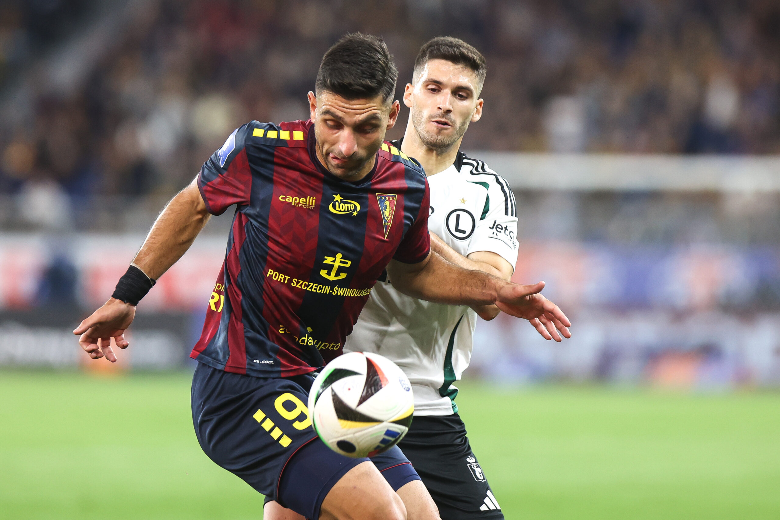 2024.09.20 Szczecin
pilka nozna PKO Ekstraklasa sezon 2024/2025
Pogon Szczecin - Legia Warszawa
N/z Efthimis Koulouris Ruben Vinagre
Foto Szymon Gorski / PressFocus
2024.09.20 Szczecin
Football - Polish PKO Ekstraklasa season 2024/2025
Pogon Szczecin - Legia Warszawa
Efthimis Koulouris Ruben Vinagre
Credit: Szymon Gorski / PressFocus