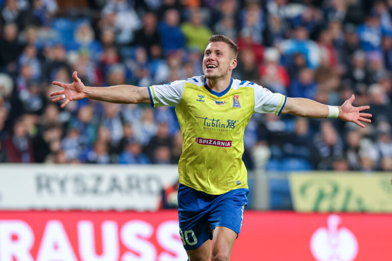 2024.10.05 Poznan
Pilka nozna Ekstraklasa sezon 2024/2025
Lech Poznan - Motor Lublin
N/z Samuel Mraz gol radosc bramka
Foto Pawel Jaskolka / PressFocus

2024.10.05 Poznan
Football Polish Ekstraklasa season 2024/2025
Lech Poznan - Motor Lublin
Credit: Pawel Jaskolka / PressFocus