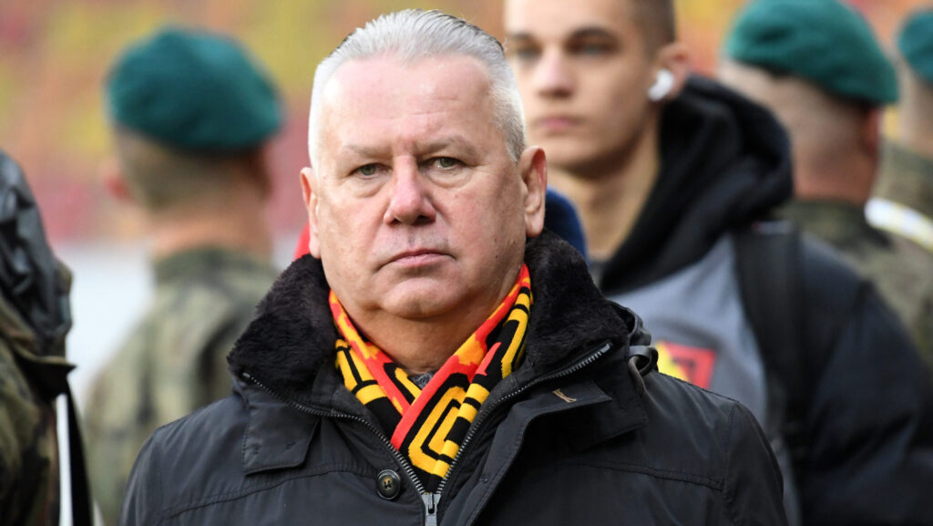 2024.11.10 Bialystok Pilka nozna PKO Ekstraklasa sezon 2024/2025 15. kolejka rozgrywek Jagiellonia Bialystok (zolto-czerwone) - Rakow Czestochowa N/z Wojciech Strzalkowski przew Rady Nadzorczej Jagiellonii Foto Michal Kosc / PressFocus 
2024.11.10 Bialystok Football Polish PKO Ekstraklasa season 2024/2025 Jagiellonia Bialystok - Rakow Czestochowa Credit Michal Kosc / PressFocus
