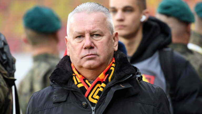 2024.11.10 Bialystok Pilka nozna PKO Ekstraklasa sezon 2024/2025 15. kolejka rozgrywek Jagiellonia Bialystok (zolto-czerwone) - Rakow Czestochowa N/z Wojciech Strzalkowski przew Rady Nadzorczej Jagiellonii Foto Michal Kosc / PressFocus
2024.11.10 Bialystok Football Polish PKO Ekstraklasa season 2024/2025 Jagiellonia Bialystok - Rakow Czestochowa Credit Michal Kosc / PressFocus