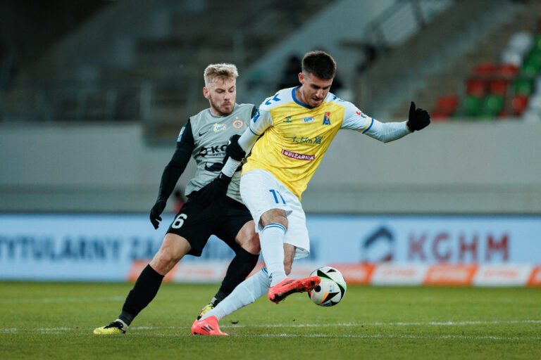 2024.11.22 Lubin
Pilka nozna PKO Ekstraklasa sezon 2024/2025
KGHM Zaglebie Lubin - Motor Lublin
N/z Kann Caliskaner Tomasz Makowski
Foto Tomasz Folta / PressFocus

2024.11.22 Lubin
Football PKO Ekstraklasa season 2024/2025
KGHM Zaglebie Lubin - Motor Lublin
Kann Caliskaner Tomasz Makowski
Credit: Tomasz Folta / PressFocus