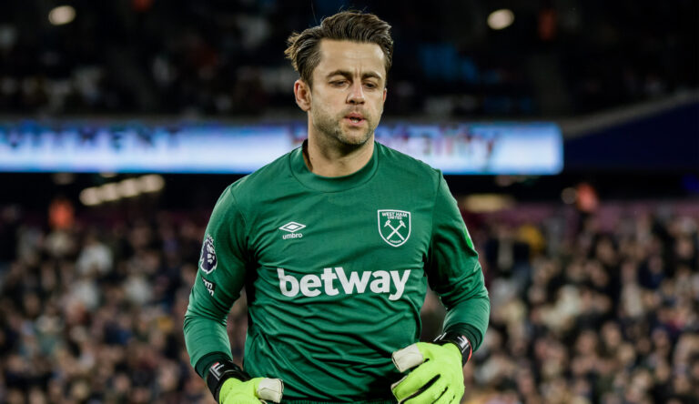 London, England, December 10 2024: Lucasz Fabianski (1 West Ham) during the Premier League game between West Ham and Wolverhampton Wanderers at London Stadium in London, England.  (Pedro Porru/SPP) (Photo by Pedro Porru/SPP/Sipa USA)
2024.12.09 London
pilka nozna liga angielska
West Ham United - Wolverhampton Wanderers
Foto Pedro Porru/SPP/SIPA USA/PressFocus

!!! POLAND ONLY !!!