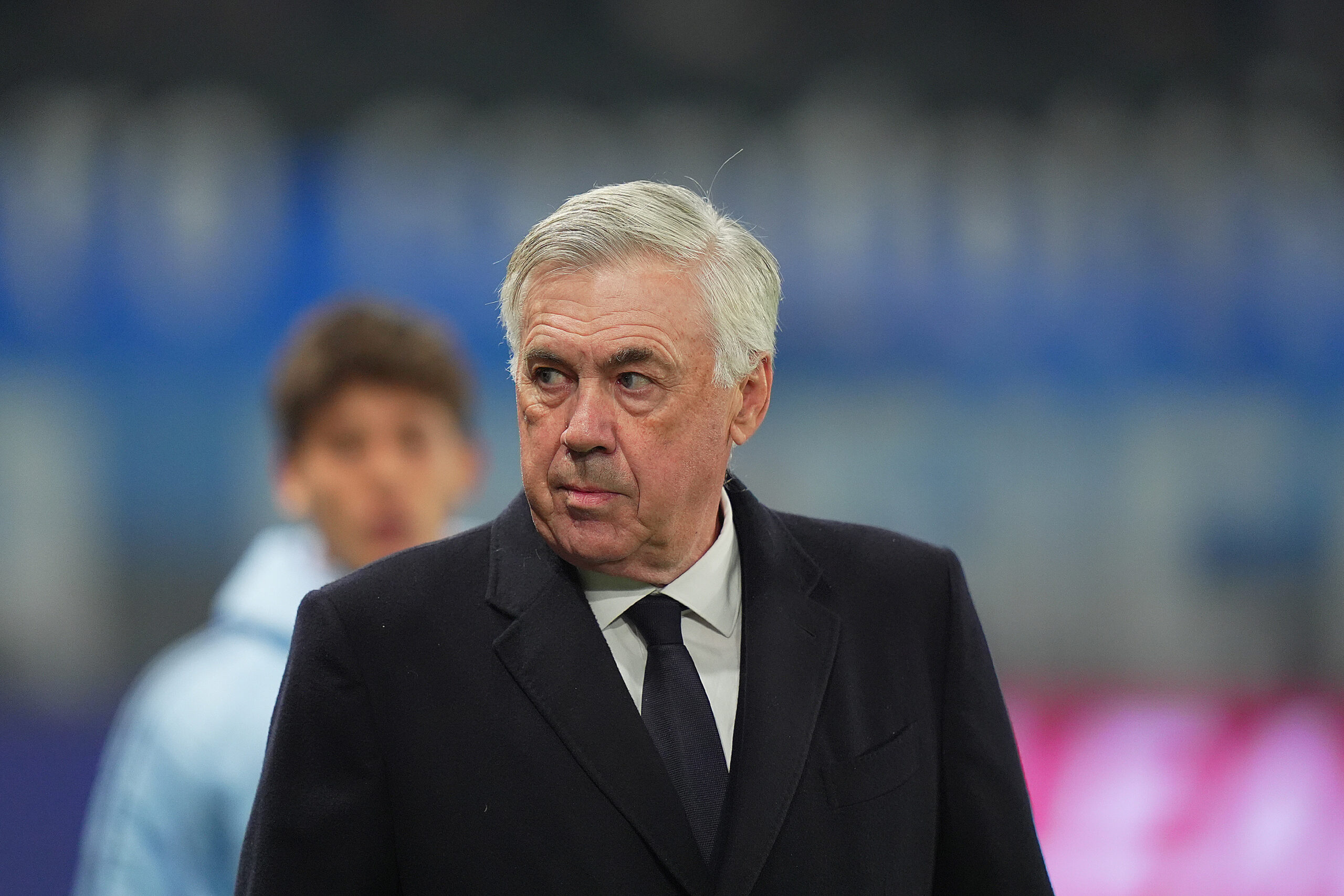 Real MadridÕs head coach Carlo Ancelotti during the Uefa Champions League soccer match between Atalanta and Real Madrid  a at the Gewiss Stadium in Bergamo, north Italy - Tuesday , December  10  , 2024. Sport - Soccer . (Photo by Spada/LaPresse) (Photo by Spada/LaPresse/Sipa USA)
2024.12.10 Bergamo
pilka nozna liga mistrzow
Atalanta - Real Madryt
Foto LaPresse/SIPA USA/PressFocus

!!! POLAND ONLY !!!