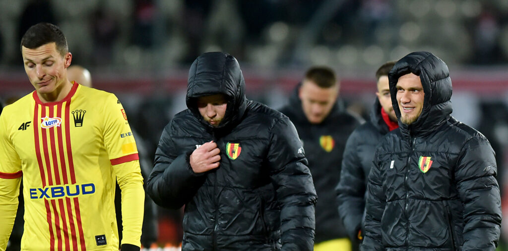 2025.02.14 Krakow
Pilka nozna , PKO BP Ekstraklasa sezon 2024/25
Cracovia Krakow - Korona Kielce
N/z Pilkarze Korony po meczu, Evgeniy Shikavka Jewgienij Szykawka, Wojciech Kaminski, Yoav Hofmeister
Foto Krzysztof Porebski / PressFocus

2025.02.14 Krakow
Football Polish top league , 2024/2025 season
Cracovia Krakow - Korona Kielce
Pilkarze Korony po meczu, Evgeniy Shikavka Jewgienij Szykawka, Wojciech Kaminski, Yoav Hofmeister
Credit: Krzysztof Porebski / PressFocus