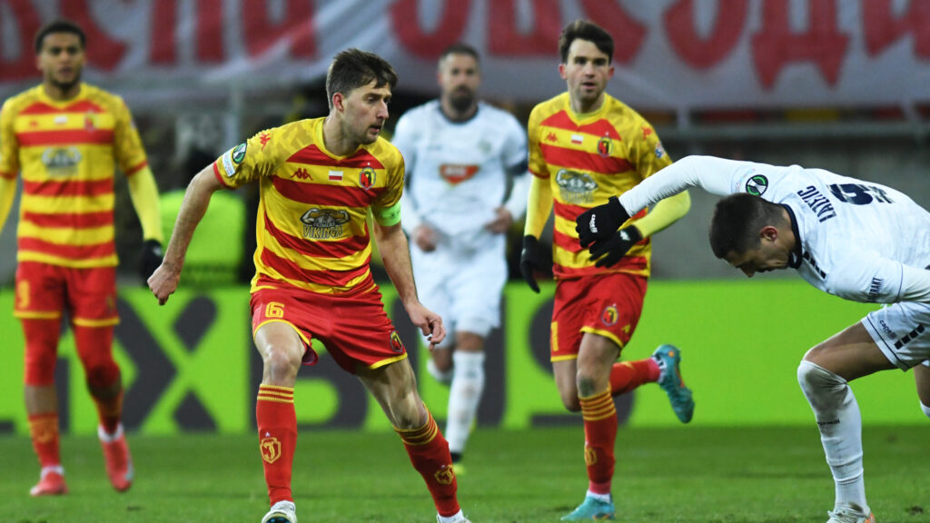 2025.02.20 Bialystok pilka nozna 1/16 finalu Liga Konferencji Europy 2024/2025 Jagiellonia Bialystok - TSC Backa Topola N/z Taras Romanczuk ( C ) Foto Michal Kosc / PressFocus 
2025.02.20 Bialystok Bialystok Football - UEFA Conference League 2024/2025 Jagiellonia Bialystok - TSC Backa Topola Credit: Michal Kosc / PressFocus