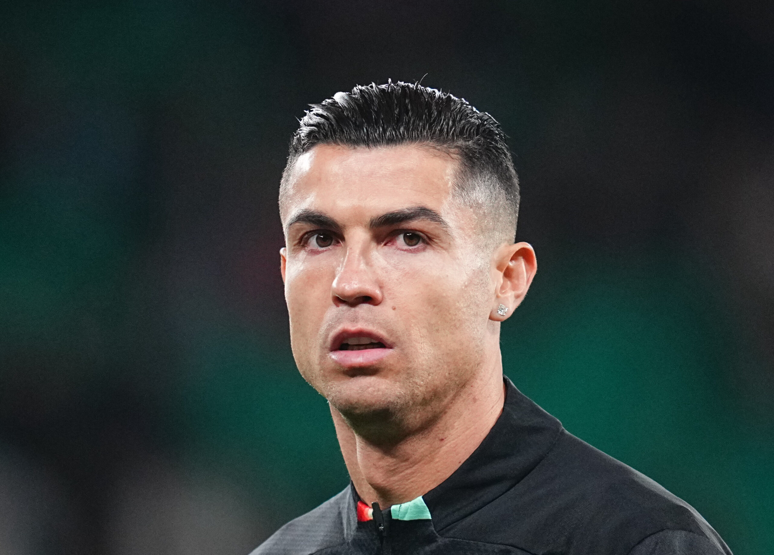 March 23 2025: Cristiano Ronaldo of Portugal  looks on during a UEFA Nations League game, Portugal vs Denmark, at Josa Alvalade Stadium, Lissabon, Portugal. Ulrik Pedersen/CSM/Sipa USA (Credit Image: © Ulrik Pedersen/Cal Sport Media/Sipa USA)
2025.03.23 Lizbona
pilka nozna liga narodow
Portugalia - Dania 
Foto Cal Sport Media/SIPA USA/PressFocus

!!! POLAND ONLY !!!